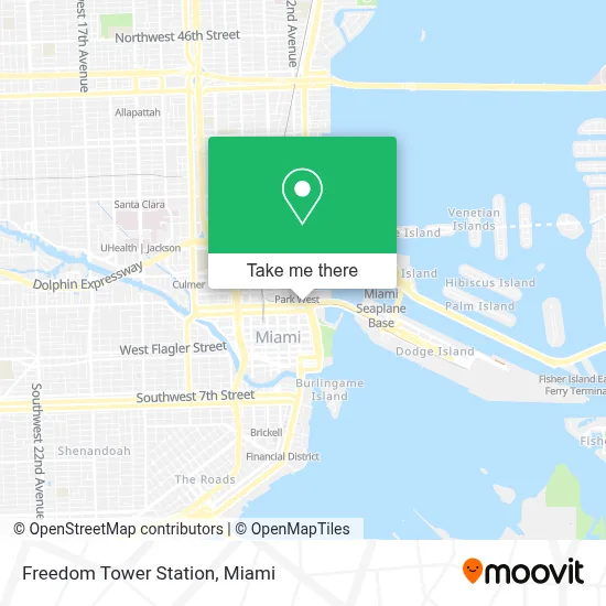 Freedom Tower Station map