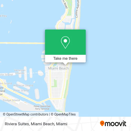 Riviera Suites, Miami Beach map