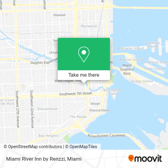 Miami River Inn by Renzzi map