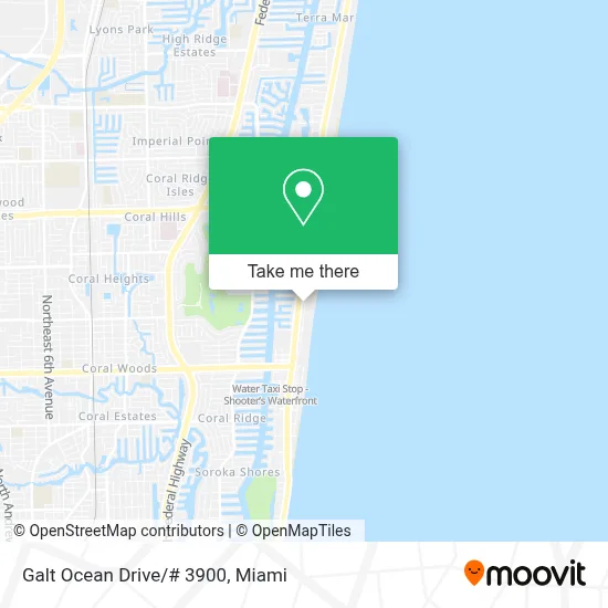 Galt Ocean Drive/# 3900 map