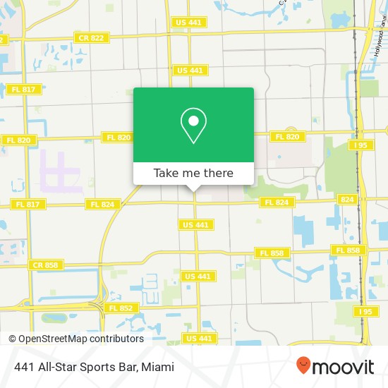 Mapa de 441 All-Star Sports Bar