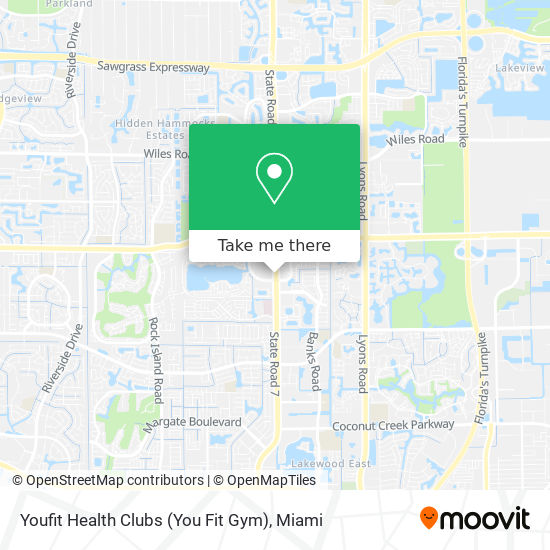 Mapa de Youfit Health Clubs (You Fit Gym)