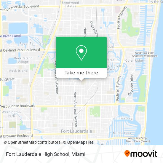 Mapa de Fort Lauderdale High School