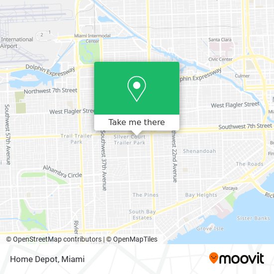 Home Depot map