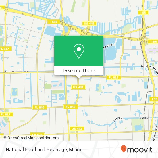 National Food and Beverage map
