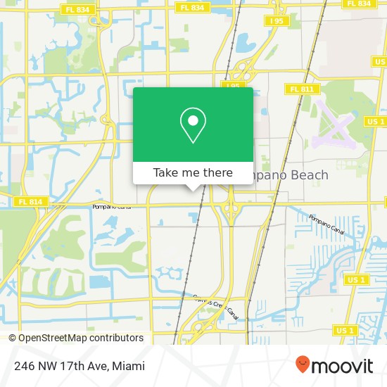 246 NW 17th Ave map