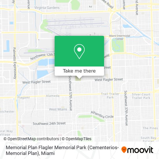 Memorial Plan Flagler Memorial Park (Cementerios-Memorial Plan) map