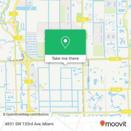 4831 SW 133rd Ave map