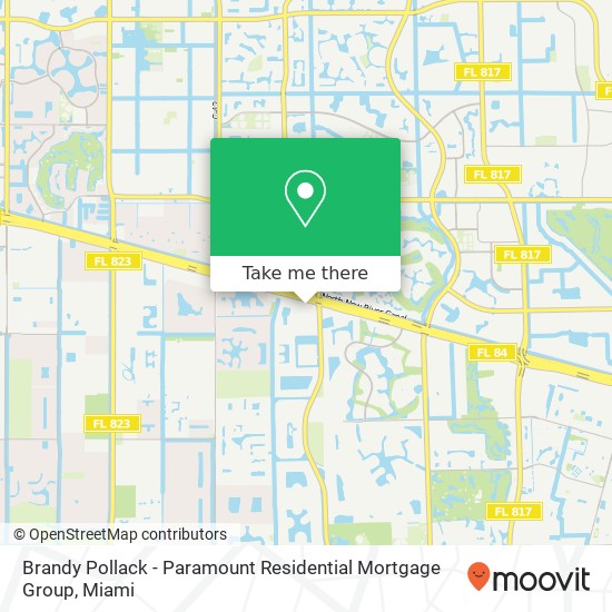 Mapa de Brandy Pollack - Paramount Residential Mortgage Group