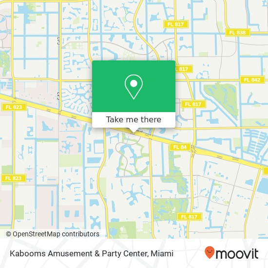 Mapa de Kabooms Amusement & Party Center