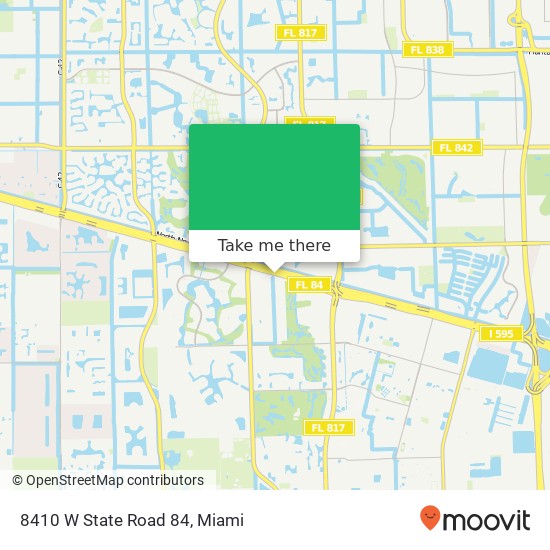 8410 W State Road 84 map