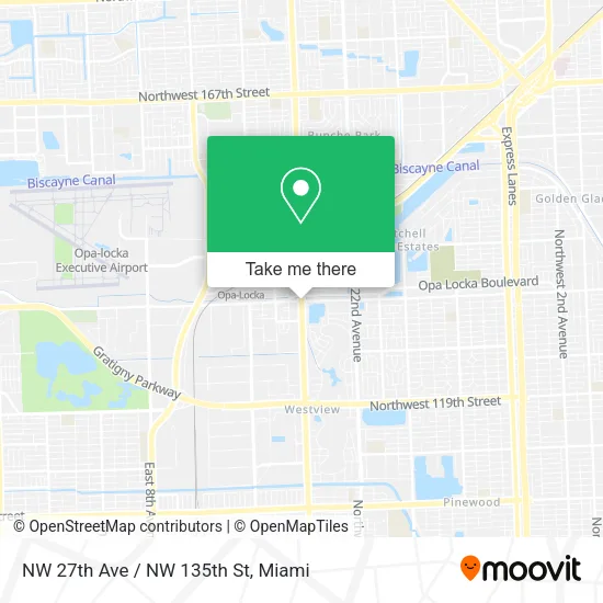 NW 27th Ave / NW 135th St map