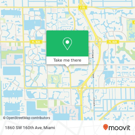 1860 SW 160th Ave map