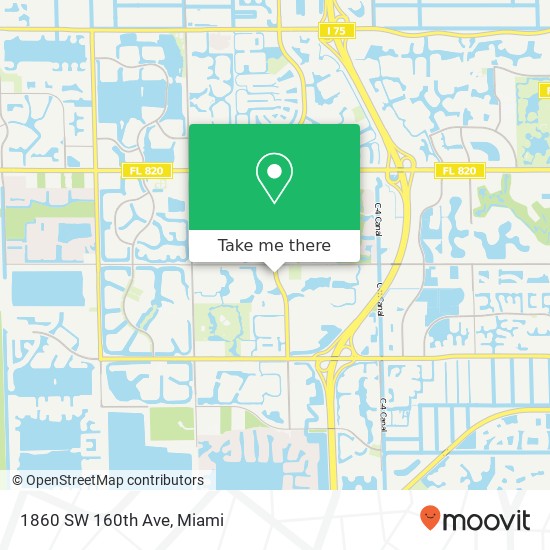 Mapa de 1860 SW 160th Ave