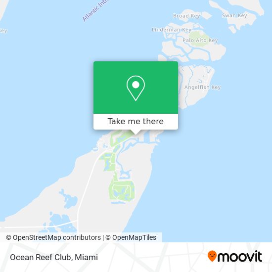 Ocean Reef Club map