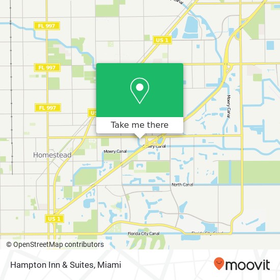 Mapa de Hampton Inn & Suites