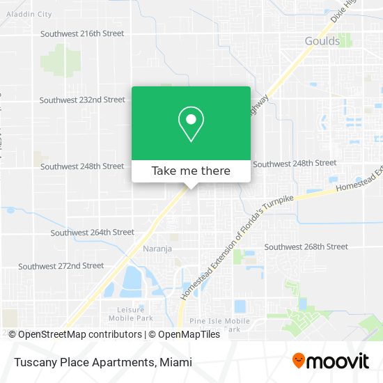 Tuscany Place Apartments map