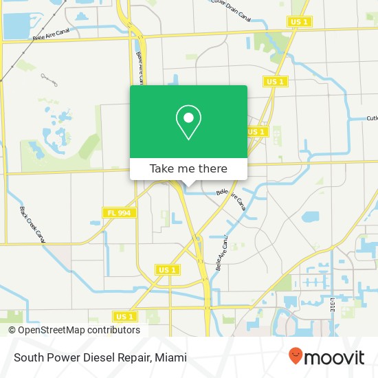 South Power Diesel Repair map