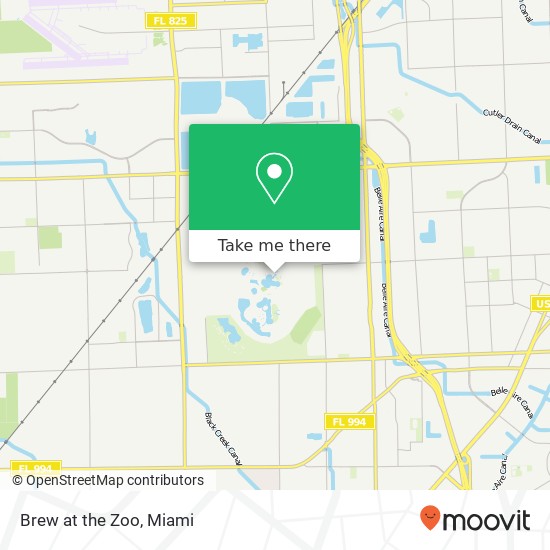 Brew at the Zoo map