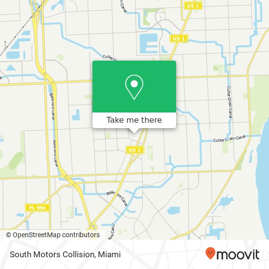 South Motors Collision map