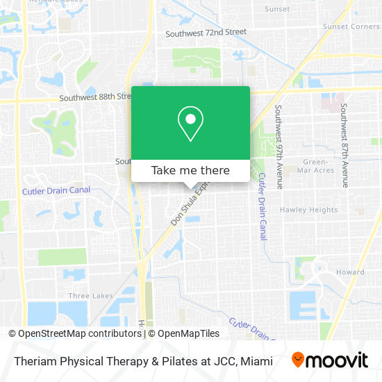 Theriam Physical Therapy & Pilates at JCC map