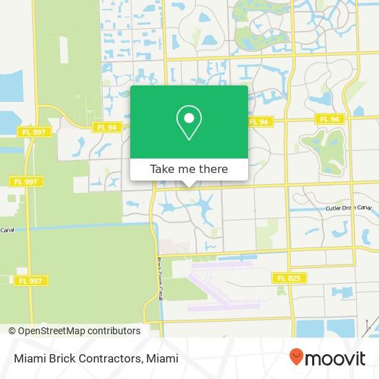 Mapa de Miami Brick Contractors