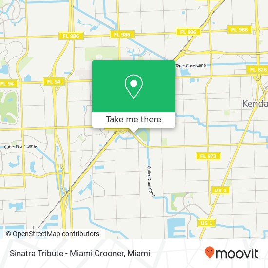 Sinatra Tribute - Miami Crooner map