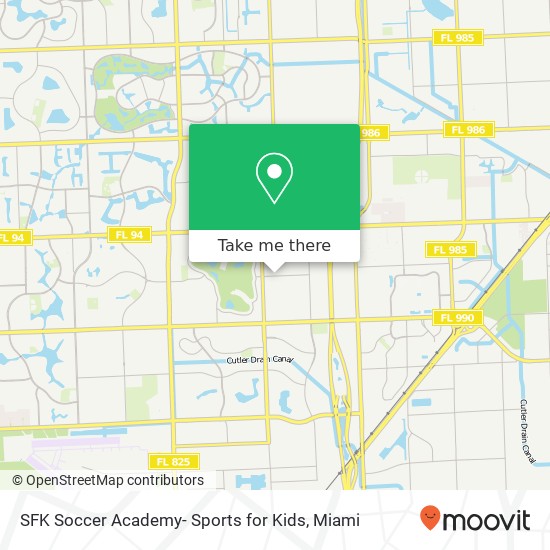 SFK Soccer Academy- Sports for Kids map