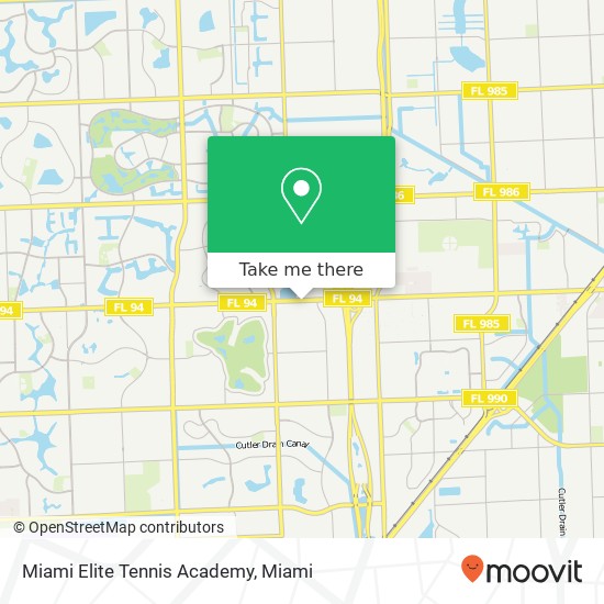 Miami Elite Tennis Academy map