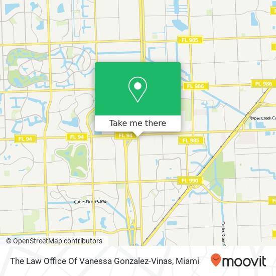 The Law Office Of Vanessa Gonzalez-Vinas map