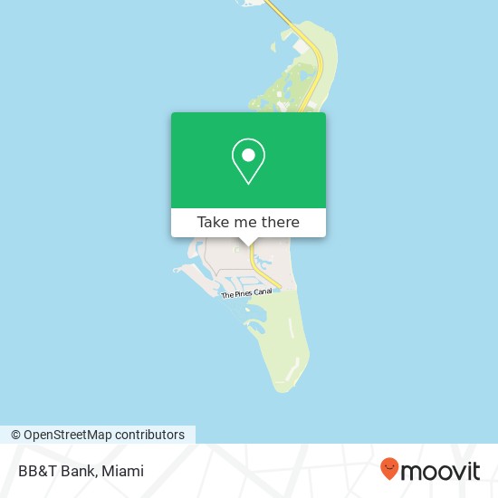 BB&T Bank map