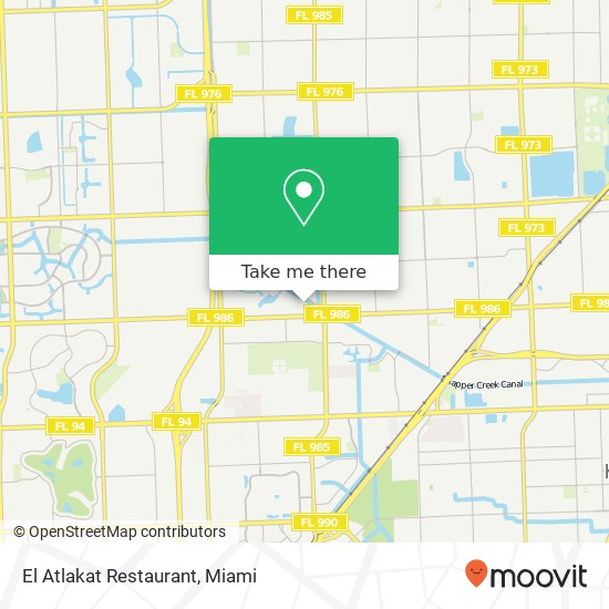 Mapa de El Atlakat Restaurant