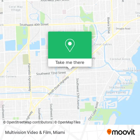 Multivision Video & Film map