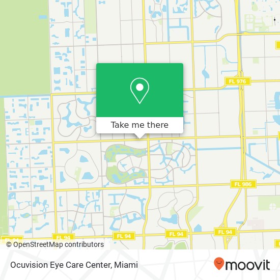 Mapa de Ocuvision Eye Care Center