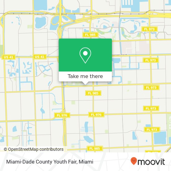 Miami-Dade County Youth Fair map