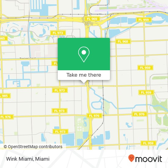 Mapa de Wink Miami