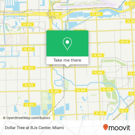 Mapa de Dollar Tree at BJs Center