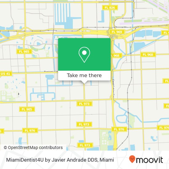 MiamiDentist4U by Javier Andrade DDS map
