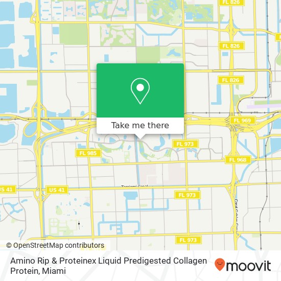 Mapa de Amino Rip & Proteinex  Liquid Predigested Collagen Protein