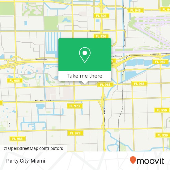 Party City map