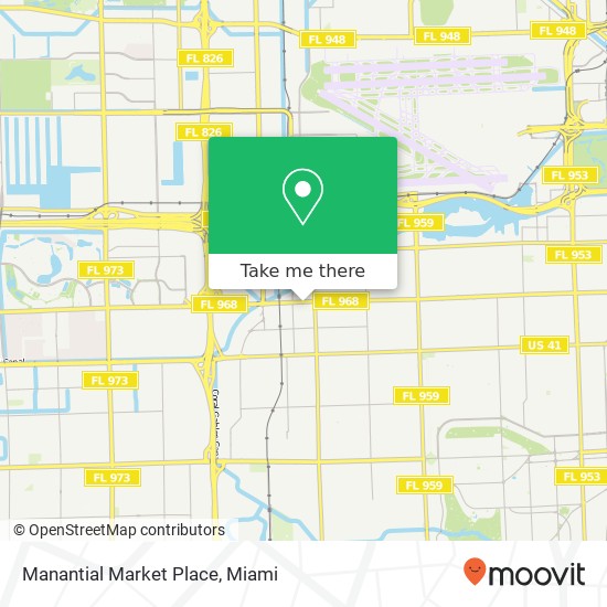 Manantial Market Place map