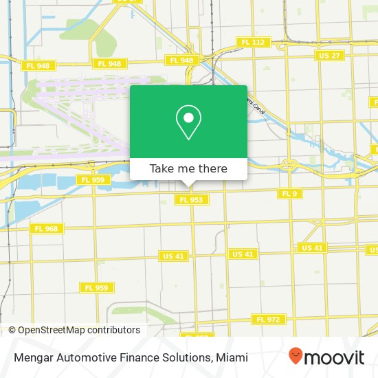 Mapa de Mengar Automotive Finance Solutions