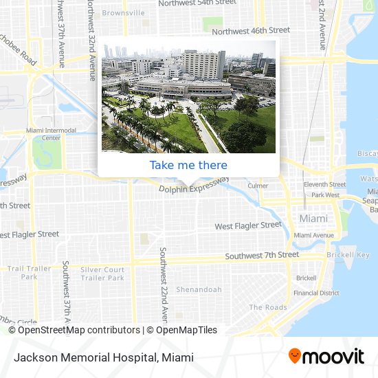 Jackson Memorial Hospital map