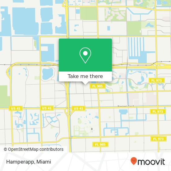 Hamperapp map