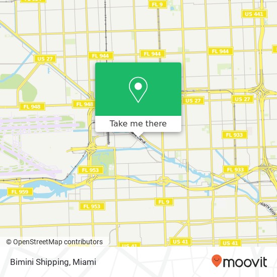 Bimini Shipping map