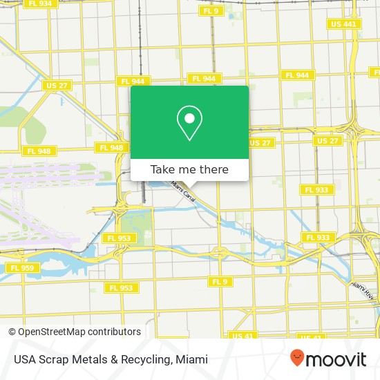 Mapa de USA Scrap Metals & Recycling