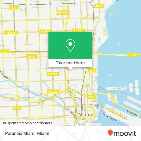 Paranoia Miami map