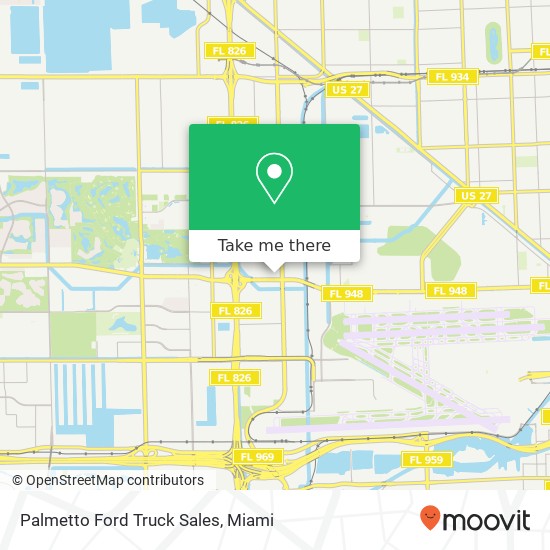 Mapa de Palmetto Ford Truck Sales