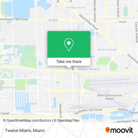Mapa de Twelve Miami