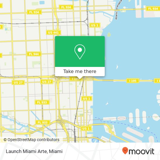 Launch Miami Arte map